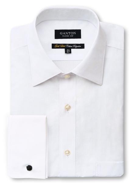 White French Cuff Gold Label Classic Fit Cotton Polyester Shirt