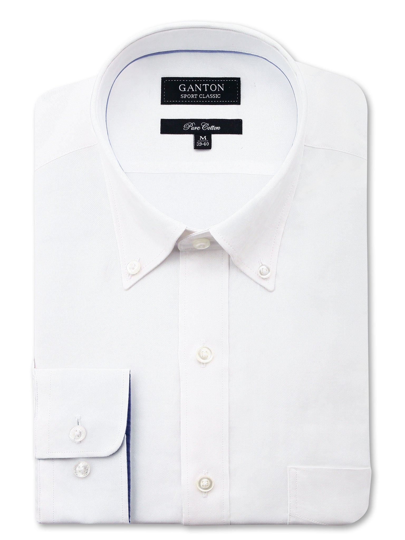 White Oxford Classic Fit Floyd Pure Cotton Shirt