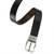 Black/Chocolate Reversible Leather Belt